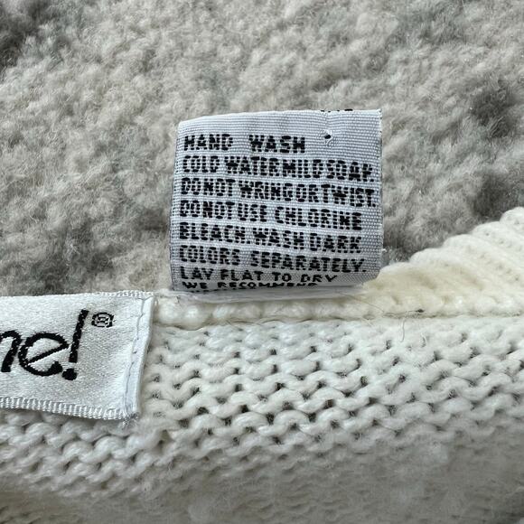 Vintage That's Me Puff Sleeve Folk Art Cardigan Medium Kidcore Cottagecore - Picture 10 of 11